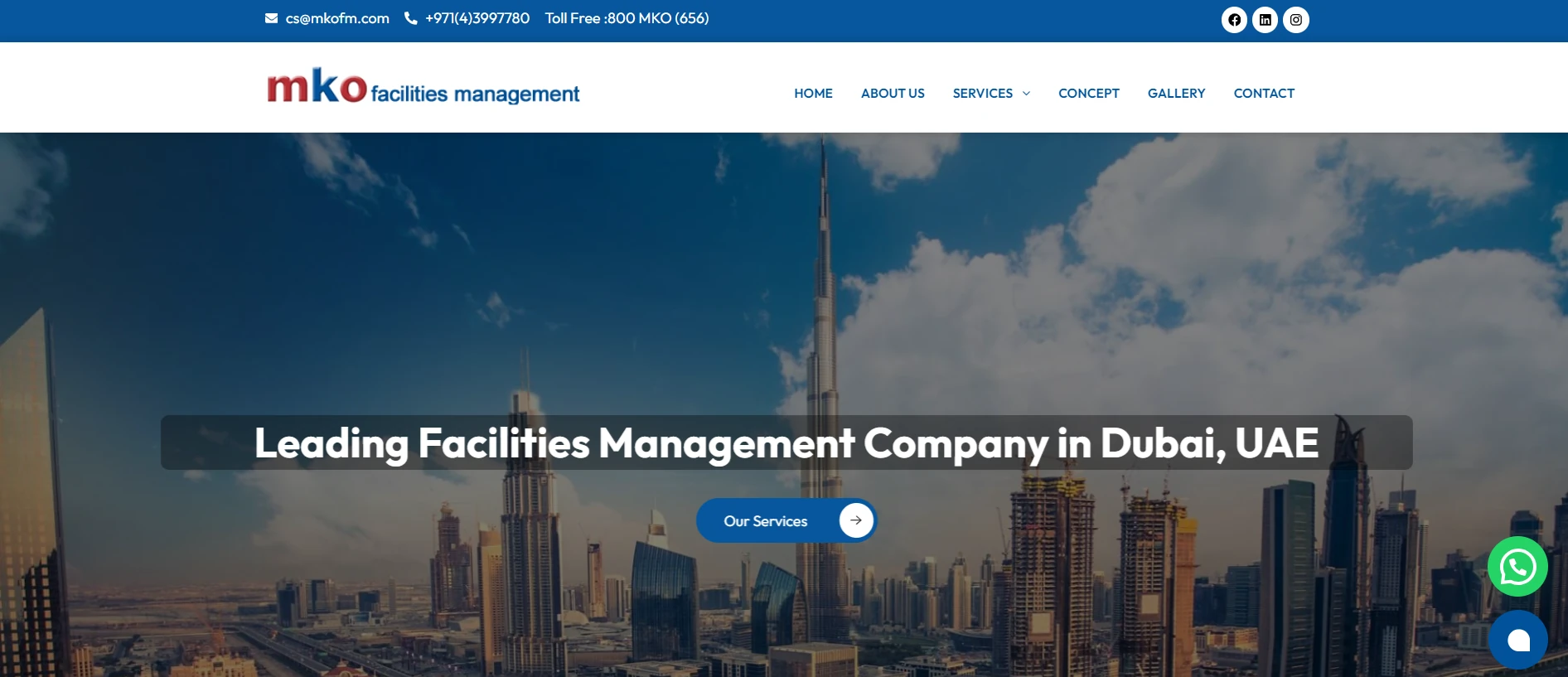 Best Facilities Management Company in Dubai